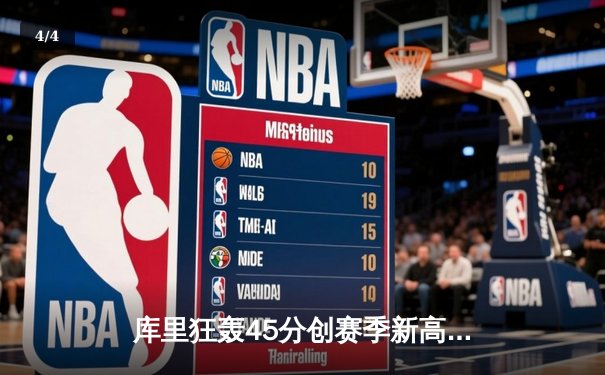 库里狂轰45分创赛季新高 勇士加时险胜凯尔特人迎六连胜 - 4